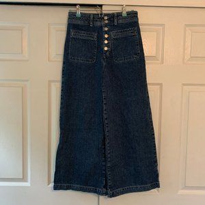 Free People Bohemian Wide Leg Jeans